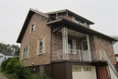 This is a view of the rear of the home.