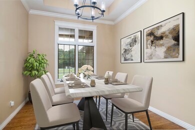 virtually staged dining