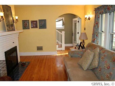 Living Room Wood burning fire place to keep you wa