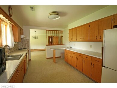 Super sized Kitchen, very well kept original cabin