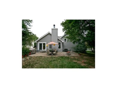 Huge patio in the backyard and new vinyl siding