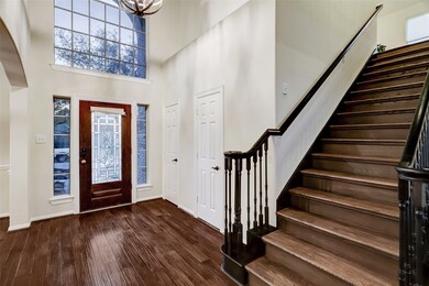 Beautiful wooden staircase
