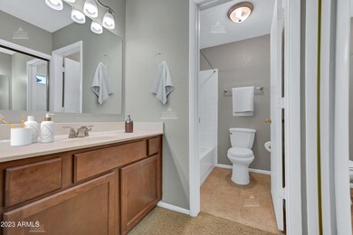 Virtually Staged Primary Bath