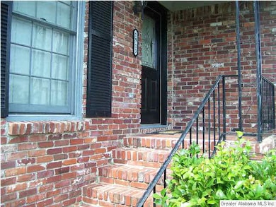 Front porch of the home