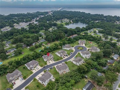 Aerial overview of property's location featuring a