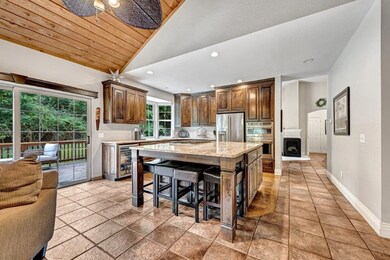 Extensively remodeled kitchen.  Large island w/sto