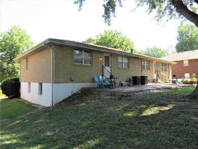 Rear patio