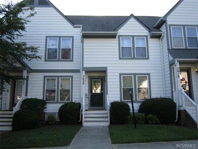Front area of unit has small covered porch.