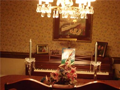 The formal dining room is ready for those family g