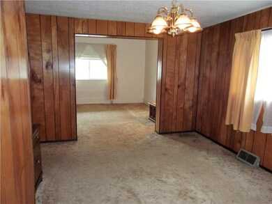 Dining room view into living room.