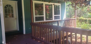 main entrance, covered porch