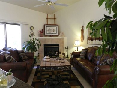 living room w/fireplace