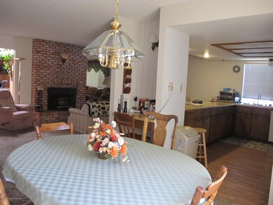 Open Living, Dining & Kitchen