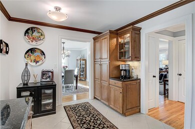 View from the kitchen to the Dining Room
