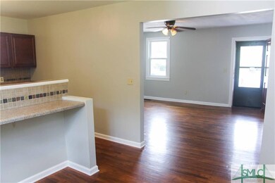View from dining area to living room.
