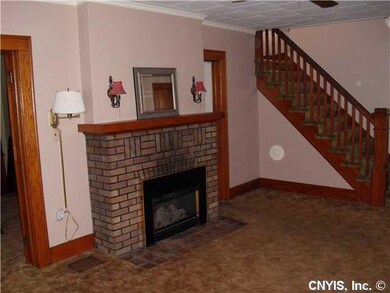 Living Room Gas fireplace adds warmth