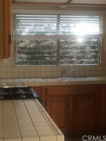 Kitchen view to patio 