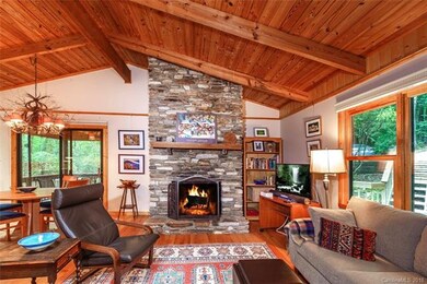 Beautiful rock gas fireplace