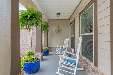 Covered front porch