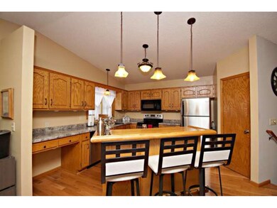 Spacious kitchen with generous cabinet space and b