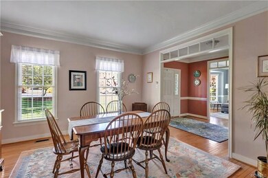 Dining room opens to Foyer.