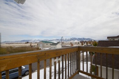 Stunning Bridger Mountain views from the balcony
