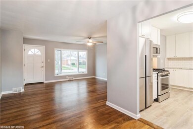 Spacious living area.