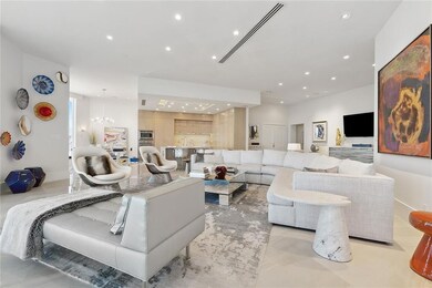 Designer furnishings and artwork are included in t