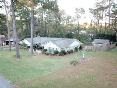 Lots of landscaping
