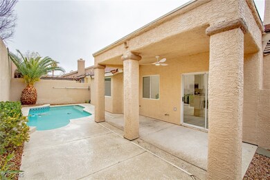 View of pool featuring a fenced in pool, a patio,