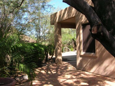 Wrap Around Saltillo Tiled Patio