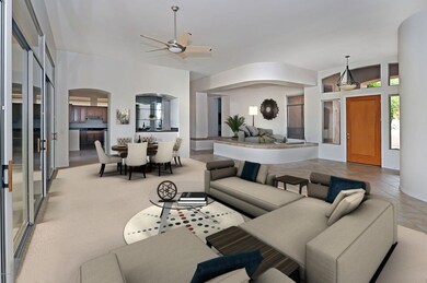 Living Room Staged