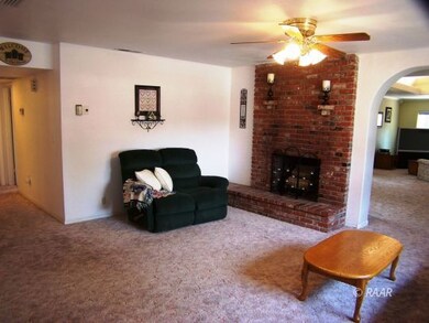 Living room as one walks in!