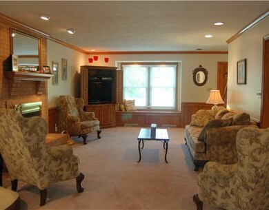 Living Room. The bright and neutral living room al