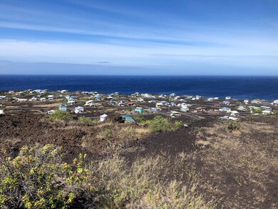 Western edge of lot.