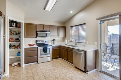 Kitchen open to Patio