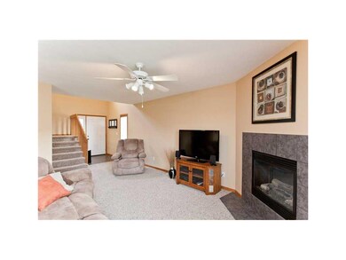 Living Room. Gas fireplace in living room