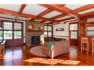 Family Room. Warm and inviting, the family room of