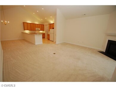 Den/Family/Great Room - Vaulted great room with ga