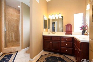 Completely Renovated master bath with custom shower and vanities