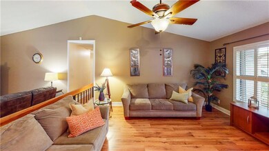 The living room makes flexible space for many diff