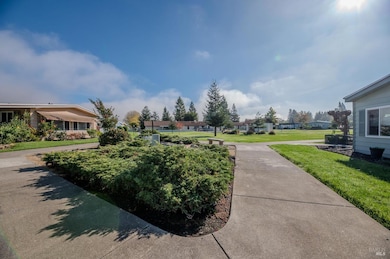 View toward the clubhouse and pool