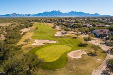 Aerial Golf Course & Mountains