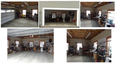 Garage Interior: Room for two cars...