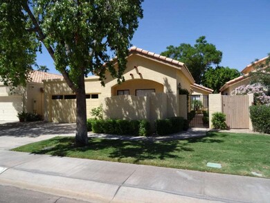 Shady front of house