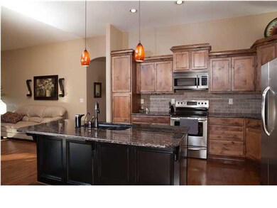 The elegant kitchen with stainless steel appliance