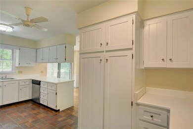 Pantry and additional cabinets + workspace make th