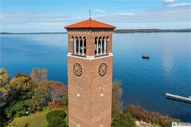 Enjoy the sounds of the bell tower from your porch