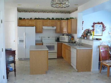 Kitchen. View of kitchen from family room area ...