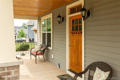 Another view of this exceptional covered porch.